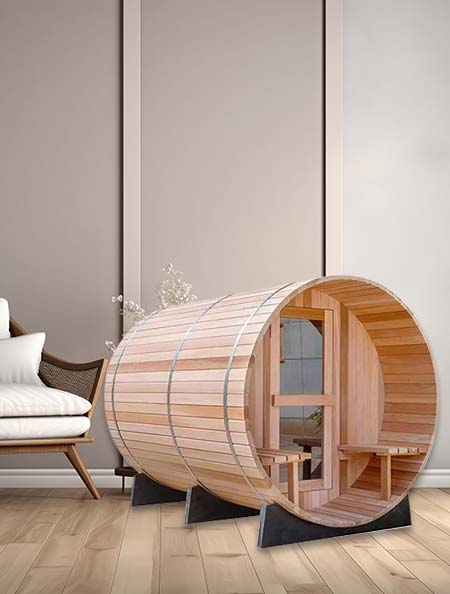 Bilik Sauna Baldi Kayu