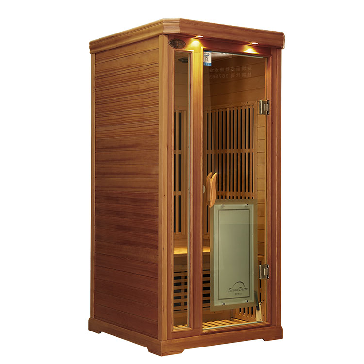 Satu Orang Red Cedar Carbon Fiber Heater Sauna Inframerah