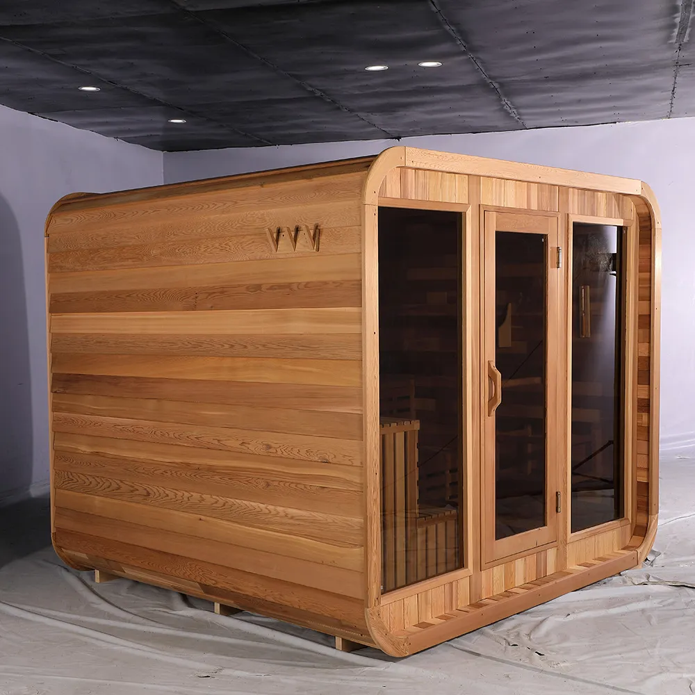 Hemlock luar sauna inframerah jauh Hemlock luar sauna inframerah jauh